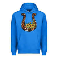 True Royal horseshoe sunflower Premium Hoodie - JahusDesignShop