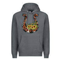 Rock horseshoe sunflower Premium Hoodie - JahusDesignShop