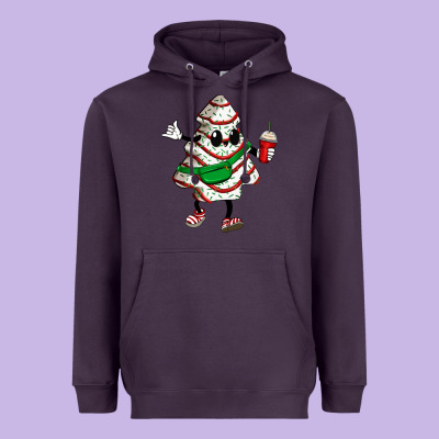 Little Debbie Christmas Tree Cakes Heavyweight Hoodie Designed By Zillion Design Studio