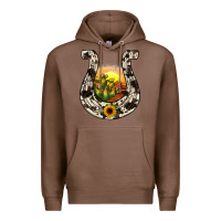 Chestnut horseshoe sunset Premium Hoodie - JahusDesignShop