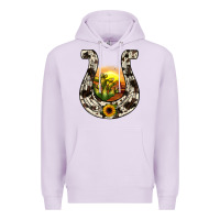 Lilac horseshoe sunset Premium Hoodie - JahusDesignShop