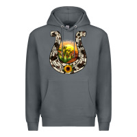 Rock horseshoe sunset Premium Hoodie - JahusDesignShop