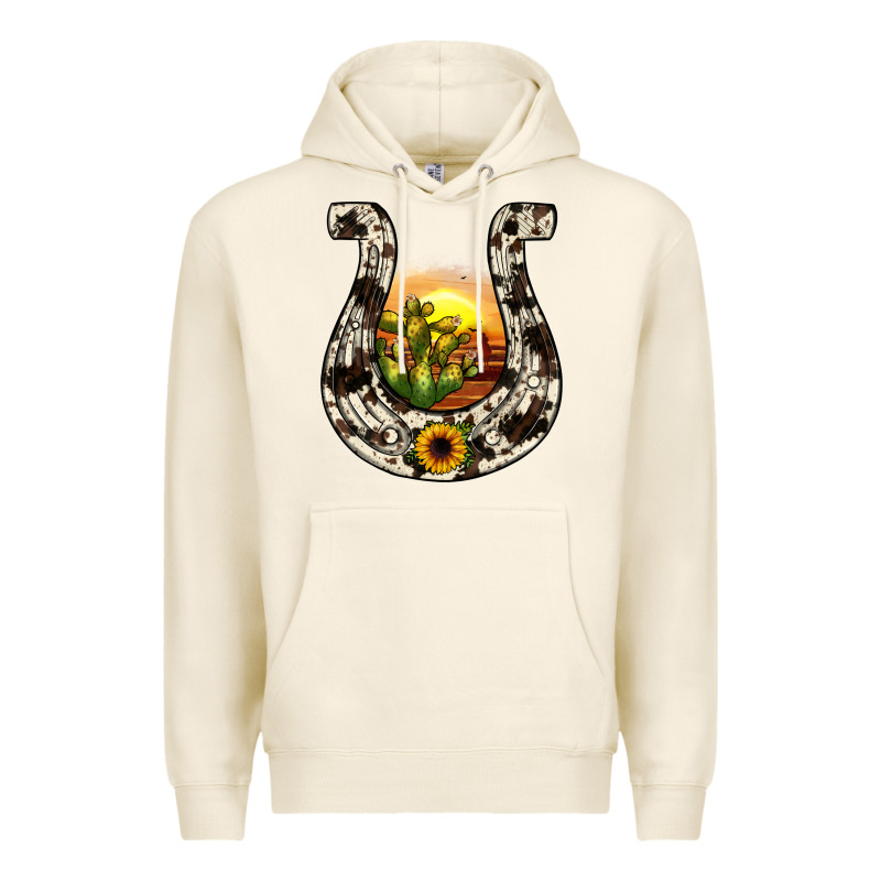 Horseshoe Sunset Premium Hoodie by JahusDesignShop | Teevron