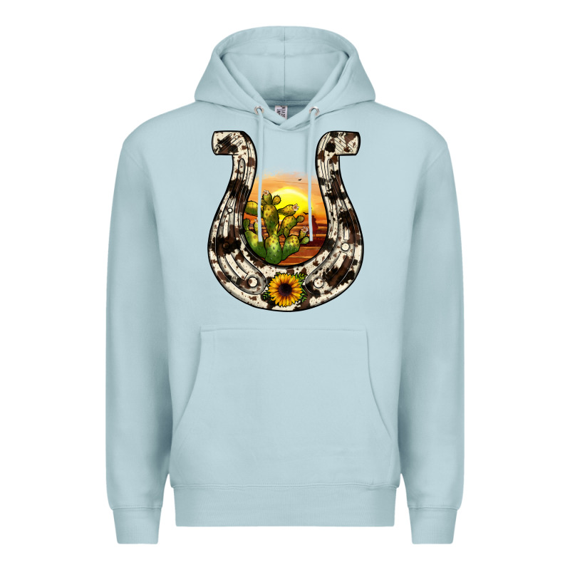 Horseshoe Sunset Premium Hoodie by JahusDesignShop | Teevron