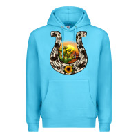 Ocean Blue horseshoe sunset Premium Hoodie - JahusDesignShop