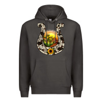 Smoke horseshoe sunset Premium Hoodie - JahusDesignShop