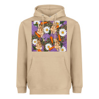 Mushroom easter bunny carrot daisys leopard glitter Heavyweight Hoodie - RanaPortraitStore