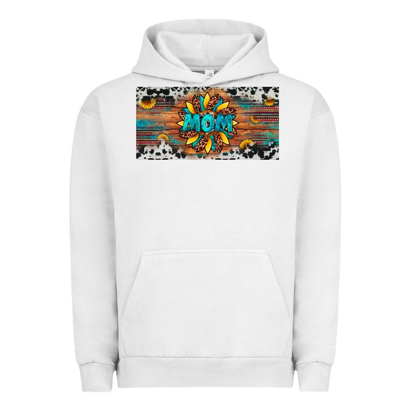 Leopard Sunflower Mom License Plate Urban Hoodie by Artiststas | Teevron