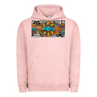 Pigment Salmon leopard sunflower mom license plate Urban Hoodie - Artiststas