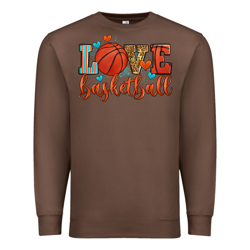 Love Basketball Premium Sweatshirt by Zillion Design Studio | Teevron