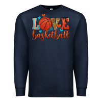 Navy love basketball Premium Sweatshirt - Zillion Design Studio