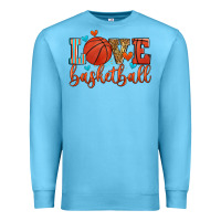 Ocean Blue love basketball Premium Sweatshirt - Zillion Design Studio