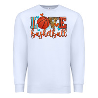 White love basketball Premium Sweatshirt - Zillion Design Studio