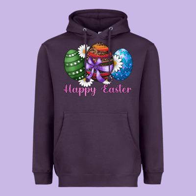 Heavyweight Hoodie easter western eggs happy easter
