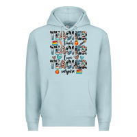 Blue Mist teacher teach love inspire Premium Hoodie - JahusDesignShop