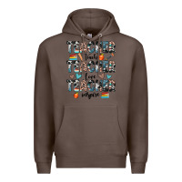 Coffee teacher teach love inspire Premium Hoodie - JahusDesignShop