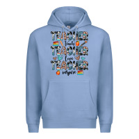 Colony Blue teacher teach love inspire Premium Hoodie - JahusDesignShop