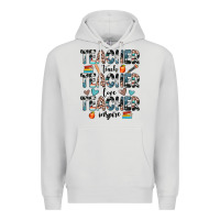 Teacher Teach Love Inspire Premium Hoodie | Teevron