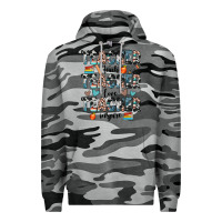 Slate Camo teacher teach love inspire Premium Hoodie - JahusDesignShop