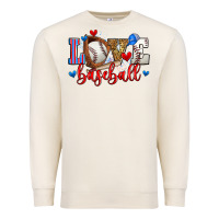 Sandshell love baseball Premium Sweatshirt - Zillion Design Studio