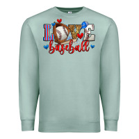 Seafoam love baseball Premium Sweatshirt - Zillion Design Studio