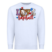 White love baseball Premium Sweatshirt - Zillion Design Studio