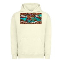 Pigment Pistachio hearts mama license plate Urban Hoodie - Artiststas