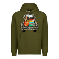 Army Green farm truck,back to school Premium Hoodie - JahusDesignShop