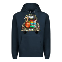 Navy farm truck,back to school Premium Hoodie - JahusDesignShop