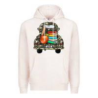 Pale Pink farm truck,back to school Premium Hoodie - JahusDesignShop