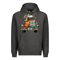 Charcoal Heather farm truck,back to school Premium Hoodie - JahusDesignShop