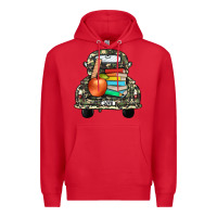 Red farm truck,back to school Premium Hoodie - JahusDesignShop