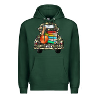 Sports Green farm truck,back to school Premium Hoodie - JahusDesignShop
