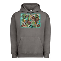 Pigment Tornado cactus cowboy hat background Urban Hoodie - AdoDesignShop