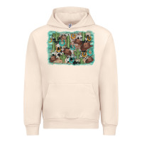Sandshell cactus cowboy hat background Urban Hoodie - AdoDesignShop