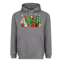 Storm christmas trees with baseball Heavyweight Hoodie - Zillion Design Studio