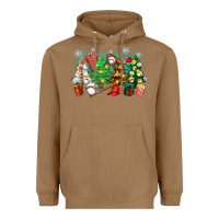 Toasted Coconut christmas trees with baseball Heavyweight Hoodie - Zillion Design Studio