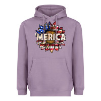 Lavender merica with sunflower Heavyweight Hoodie - texasbilliewilder