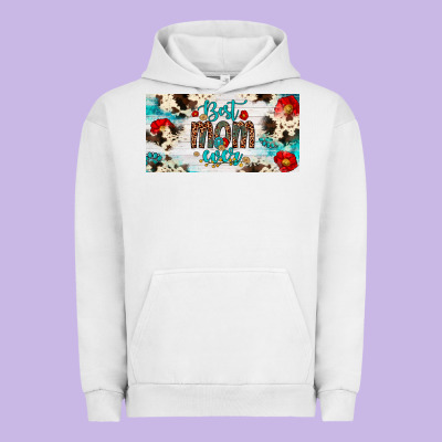 Best Mom Ever License Plate Urban Hoodie Designed By Artiststas