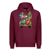 Burgundy farm truck,back to school Premium Hoodie - JahusDesignShop