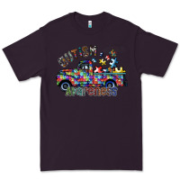 Plum autism avareness Premium Tee - SublimationCraftShop