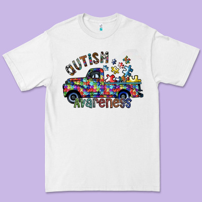 Autism Avareness Premium Tee Designed By Sublimationcraftshop
