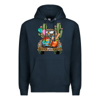 Navy farm truck,back to school Premium Hoodie - JahusDesignShop