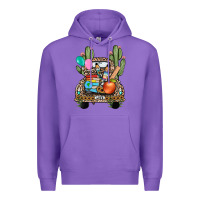 Purple farm truck,back to school Premium Hoodie - JahusDesignShop