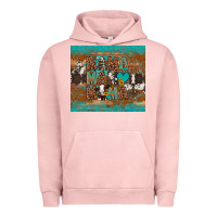 Pigment Salmon mama mama mama Urban Hoodie - Artiststas