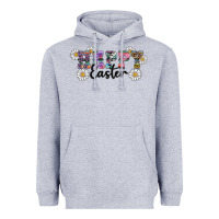 Heather Grey happy easter daisys Heavyweight Hoodie - RanaPortraitStore