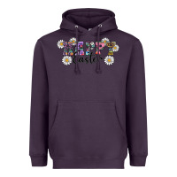 Plum happy easter daisys Heavyweight Hoodie - RanaPortraitStore