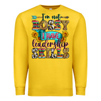 Lemon i'm not bossy i have leadership skills Premium Sweatshirt - Zillion Design Studio