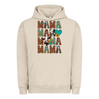 Pigment French Oak mama mama mama mama Urban Hoodie - Artiststas