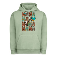 Pigment Oil Green mama mama mama mama Urban Hoodie - Artiststas